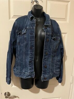 a.n.a Dark Blue Denim Jean Jacket